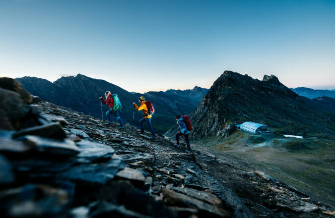 Auf dem Weg zum Stüdlgrat