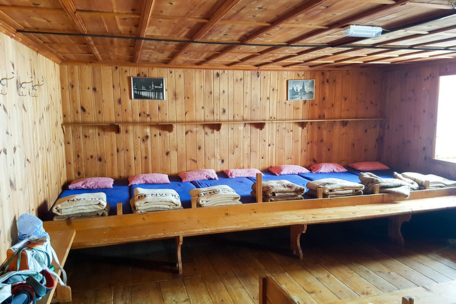 Hochstubaihütte - Matratzenlager