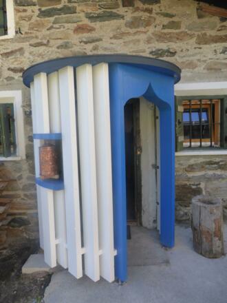 Eingang zur Nepal Louge - Winterraum