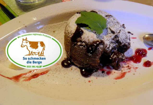 Bei uns schmecken die Berge.