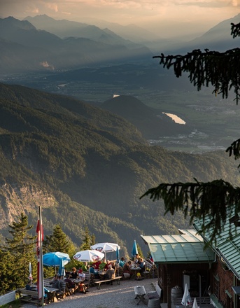 Terrasse mit Blick