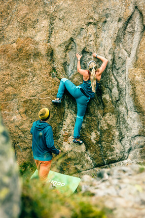 Boulderbereich in der Nähe der Hütte