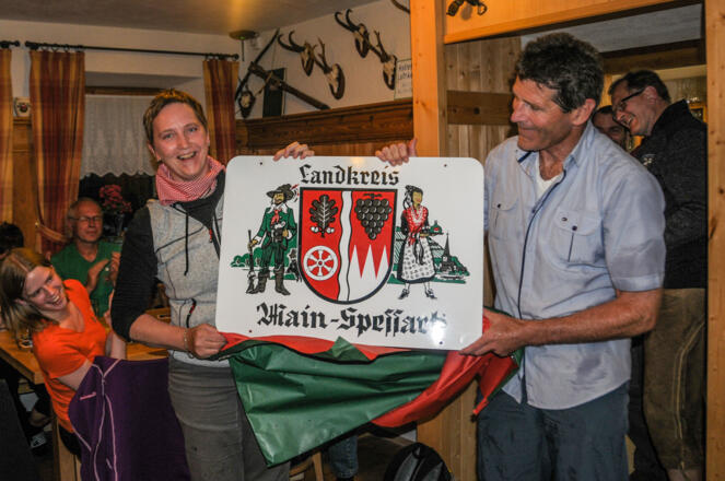 Einweihung mit Landrat Thomas Schiebel und 1. Vorsitzende Katja Manger