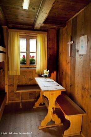 Bettenlager auf der Neuen Magdeburger Hütte