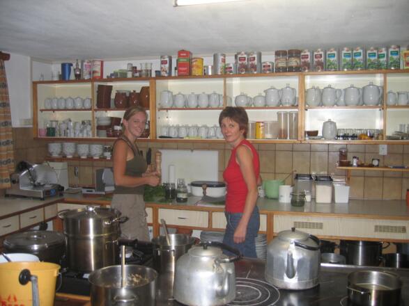 In der Küche
