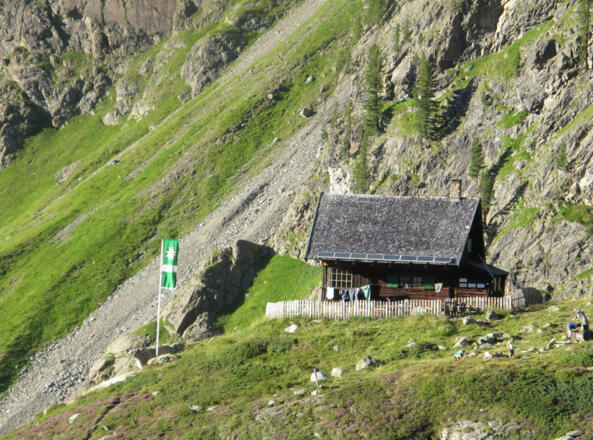 Anton-Renk-Hütte - von weiter oben