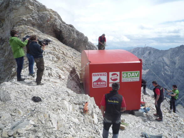 Jubiläumsgrathütte - Aufbau