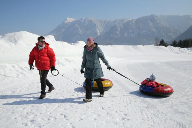 Snowtubing kessel-lifte
