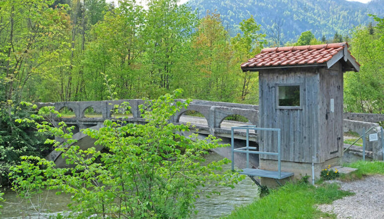 Pegelstation Bleyerbrücke - Station 14 Energiewanderweg
