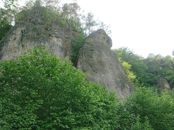 Die Plecher Wand mit dem Oskar-Bühler-Turm