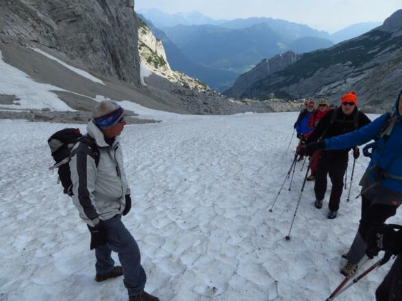 Übung: Gehen im Firn (Aufbaukurs Fels & Firn)