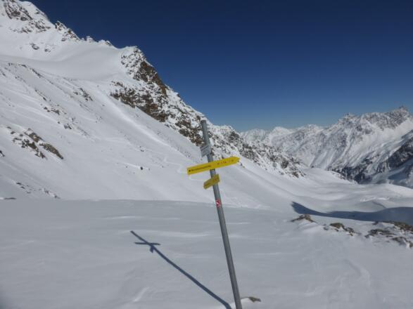 Das Winnebachjoch im Winter