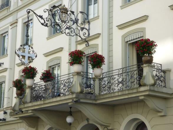 Der inoffiziell sogenannte &quot;Führerbalkon&quot;