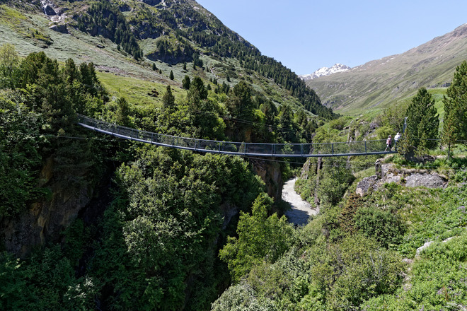 Hängenbrücke Rofen