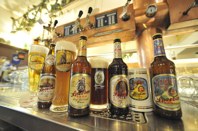 Bierspezialitäten der Brauerei Sperberbräu in Sulzbach-Rosenberg