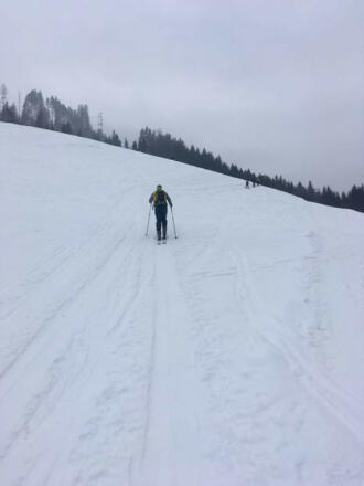 Entlang der Strecke Richtung Hochkeil