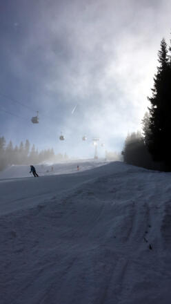 Entlang der Piste