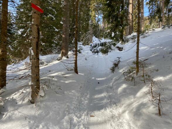 Aufstieg zum Hochkeil