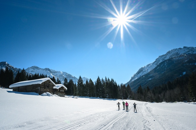 Langlaufen in Kleinarl entlang der Jägerseeloipe