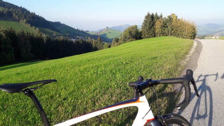 Kurz vor Konradsheim, Blick Richtung Sonntagberg