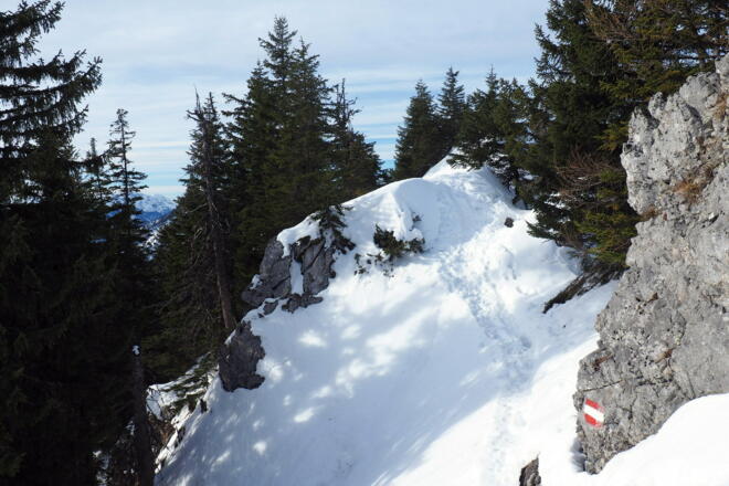 Am Gipfelgrat 1395m