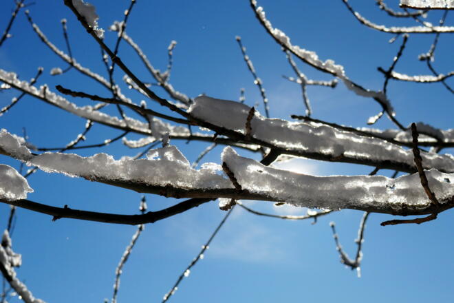 Winterzauberwelt am Gratübergang um 1250m