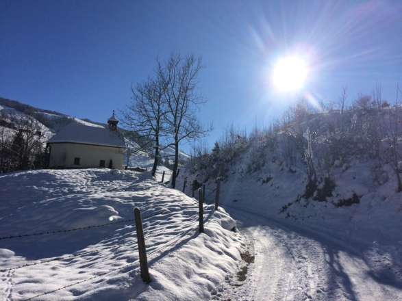 Auf dem Weg zur Einödkapelle