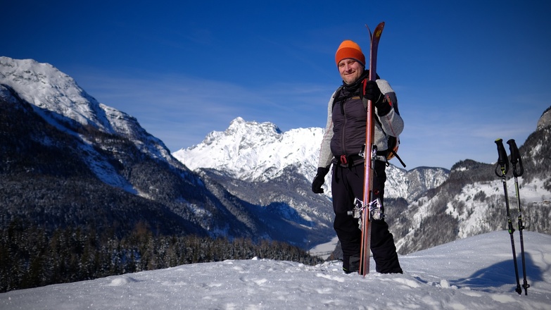 Jörg (Oafoch Guat) am Kühkranz