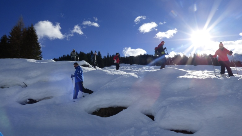 Perfekt zum Schneeschuhwandern