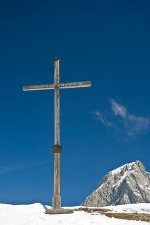 Gipfelkreuz auf der Sulzenschneid