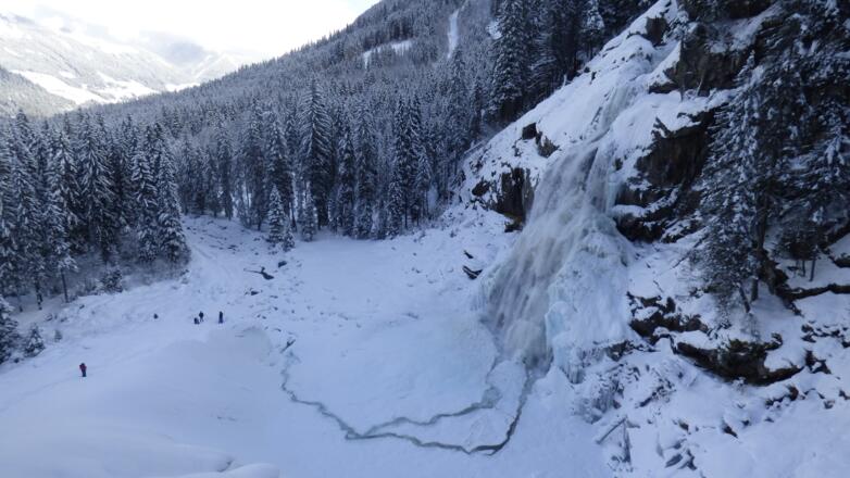 Die untere Wasserfallstufe