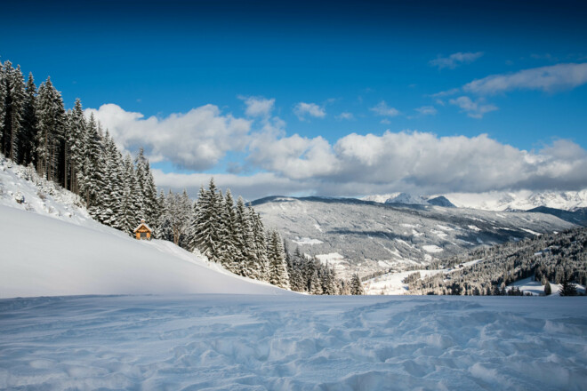 Blick vom Sattelbauer Richtung Altenmarkt