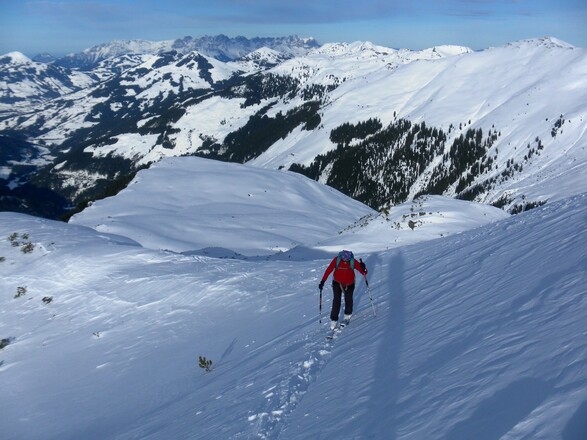 Gratrücken nach der Rinne