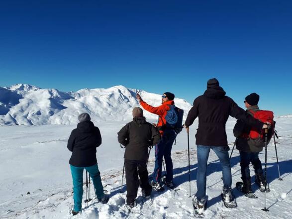 Wandern bei Sonnenschein