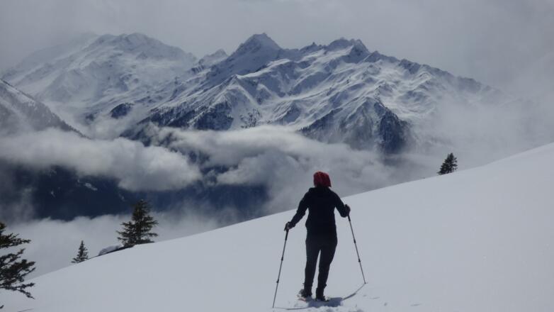 Retour erwartet uns ein traumhafter Blick in die Nationalparktäler.