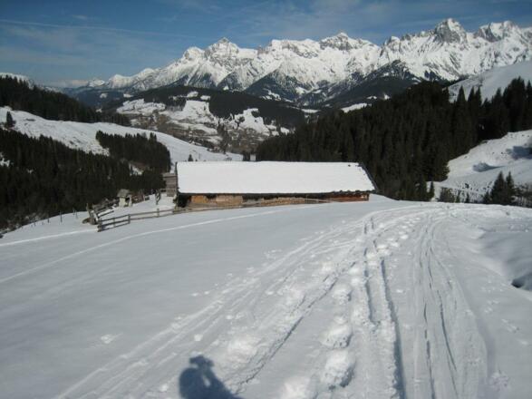 Eggeralm mit Blickrichtung Hintermoos