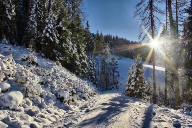 Winterlandschaft Mühlbach