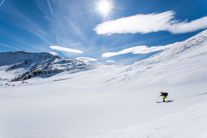 Abfahrt Grünleitenscharte