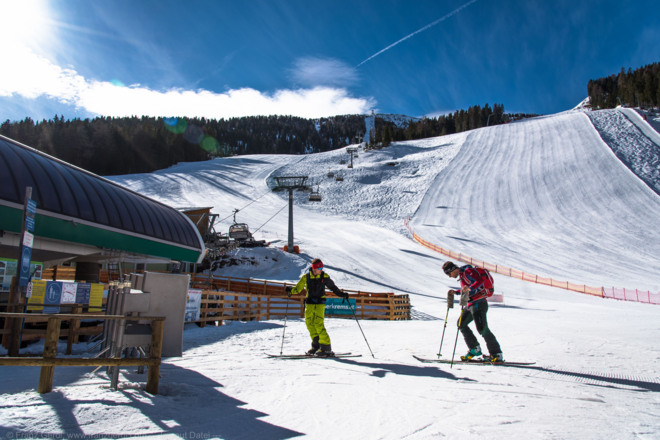 Start bei der Grünleitennockbahn