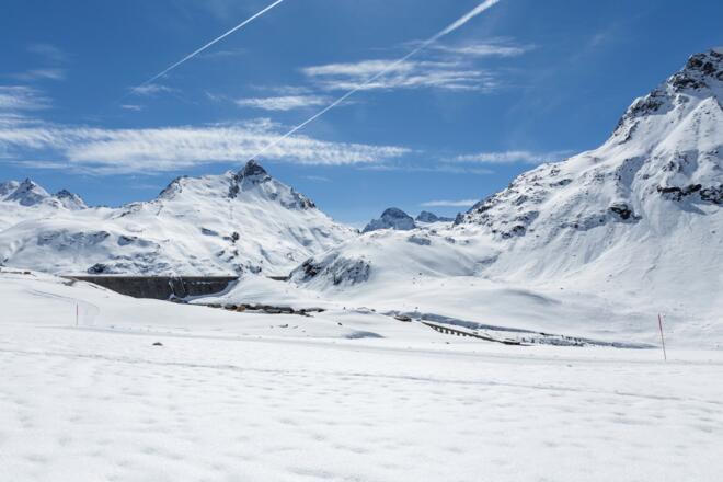 Silvretta-Bielerhöhe Winterlandschaft