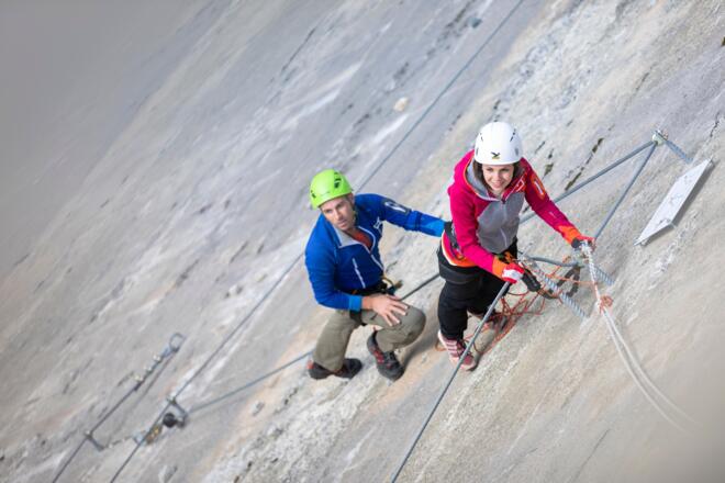 Klettersteig Staumauer-Klettersteig Silvrettasee
