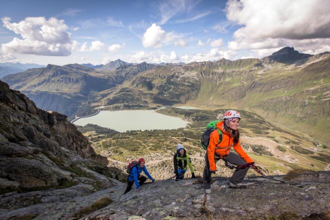 Klettersteig Silvapark Ballunspitze