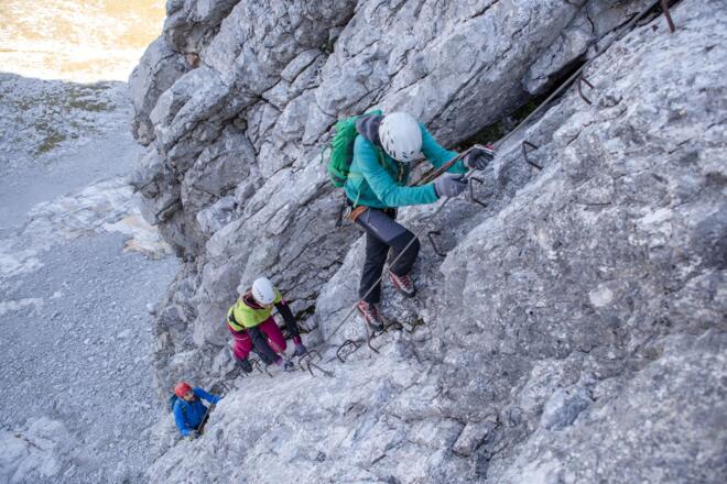 Klettersteig Gauablickhöhle