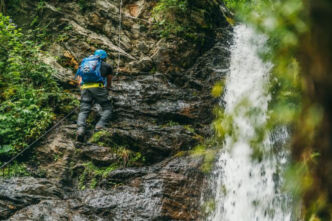 Klettersteig Röbischlucht