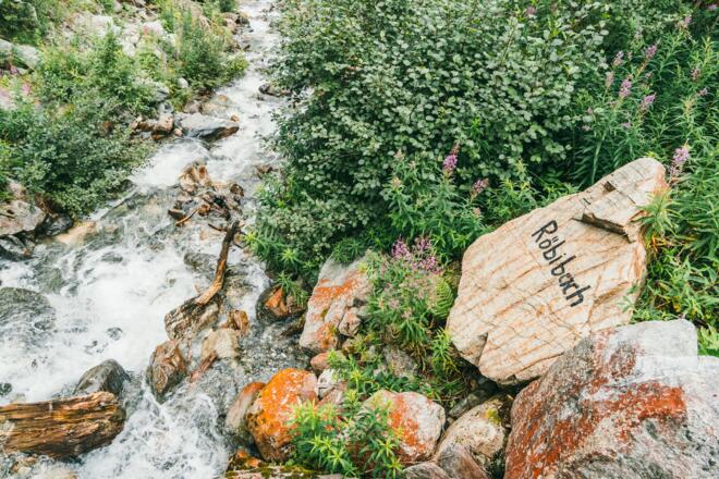Zustieg Klettersteig Röbischlucht
