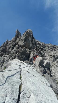 Kurz vor der Seilbrücke