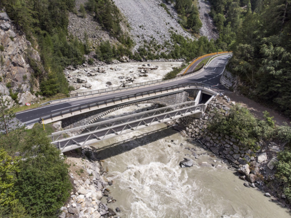 Ötztal Radweg zwischen Längenfeld und Umhausen