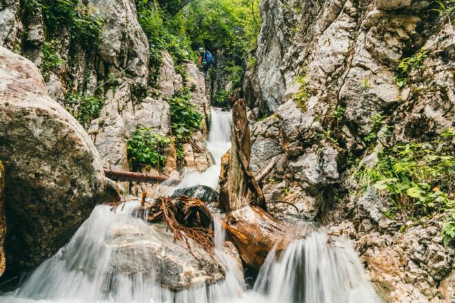 Klettersteig Röbischlucht