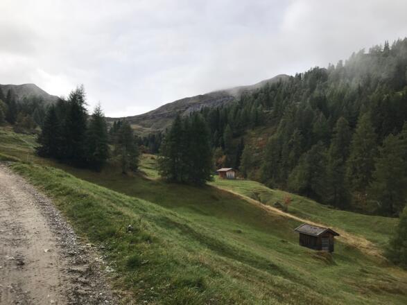 Auf dem Weg zur Trunahütte