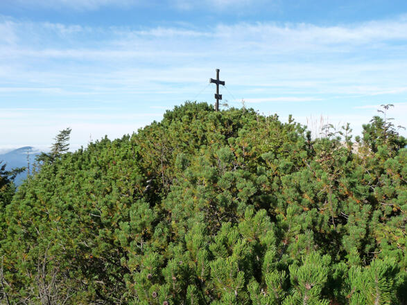 Gipfelkreuz am Wasserklotz
